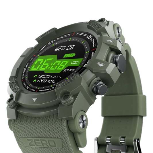 ZERO™ Tactical Rugged Smartwatch – Military-Grade Durability with Bluetooth Calling & Health Tracking